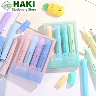 Bút highlight pastel Gradient đánh dấu HAKI, bút dạ quang nhớ dòng marker bullet journal dễ thương B70