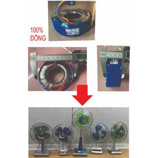 Biến thế 100W xuyến, biến áp 220v ra 100v,110v, 50/60Hz, sử dụng cho máy lọc không khí nội địa nhật điện áp 100v và quạt