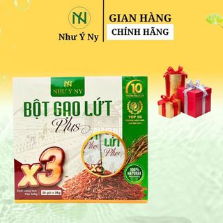 Bột Gạo Lứt Plus X3 Như Ý Ny Hỗ Trợ Kiểm Soát Vóc Dáng Thay Thế Bữa Ăn Dùng Được Cho Mẹ Sau Sinh 30 Gói
