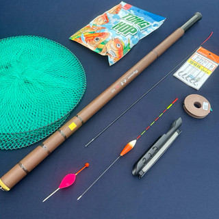  Combo Cần Câu Cá Trúc Nâu Kèm Phụ Kiện Gẩy Rô Riếc Giá Rẻ - HaLing Fishing 