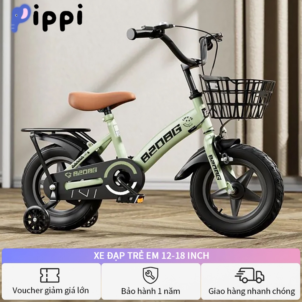 Xe đạp trẻ em, Xe đạp trẻ em cho bé gái bé trai, Size 12 - 18, 2 tuổi đến 12 tuổi