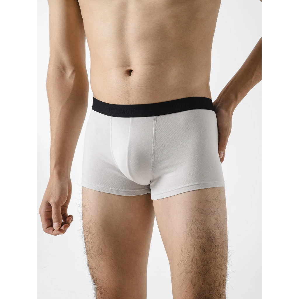 [HÀNG TẶNG KHÔNG BÁN]Quần lót nam Trunk Cotton Coolmate Basics cạp logo thoáng khí thấm hút tốt Coolmate
