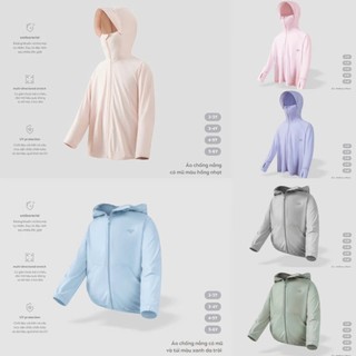 Nous Kids New Áo Khoác Chống Nắng Kháng Tia UV, Kháng Khuẩn Co Giãn Đa Chiều Cho Bé Trai Và Bé Gái Từ 1-6Y Nhiều Mẫu