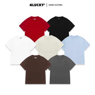 Áo Thun BABYTEE Basic Tone Đất 4LUCKY 26500, BABYTEE Trơn Cotton Co Giãn Thoáng Mát Unisex Basic