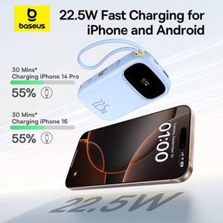 [CCC-MỚI VỀ] Sạc dự phòng Baseus Qpow3 & Qpow Pro+  20000mAh/10000mAh PD22.5W Màn Số LED Cáp Kép Sạc Nhanh 2 Thiết Bị