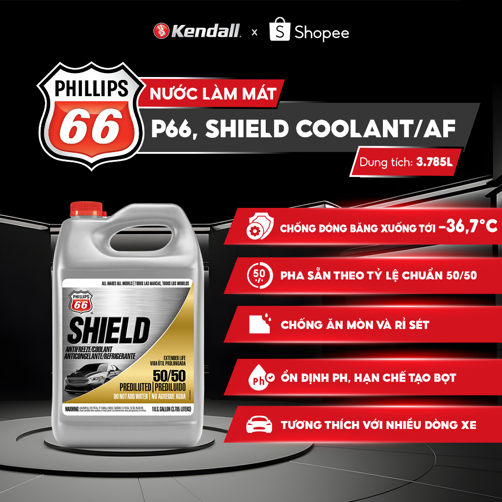 Nước làm mát P66, SHIELD COOLANT/AF, 50/50