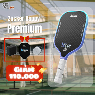 Vợt Pickleball Zocker HP03 (Tặng 1 túi bảo vệ mặt vợt + 1 cuốn cán + 1 tẩy mặt vợt)