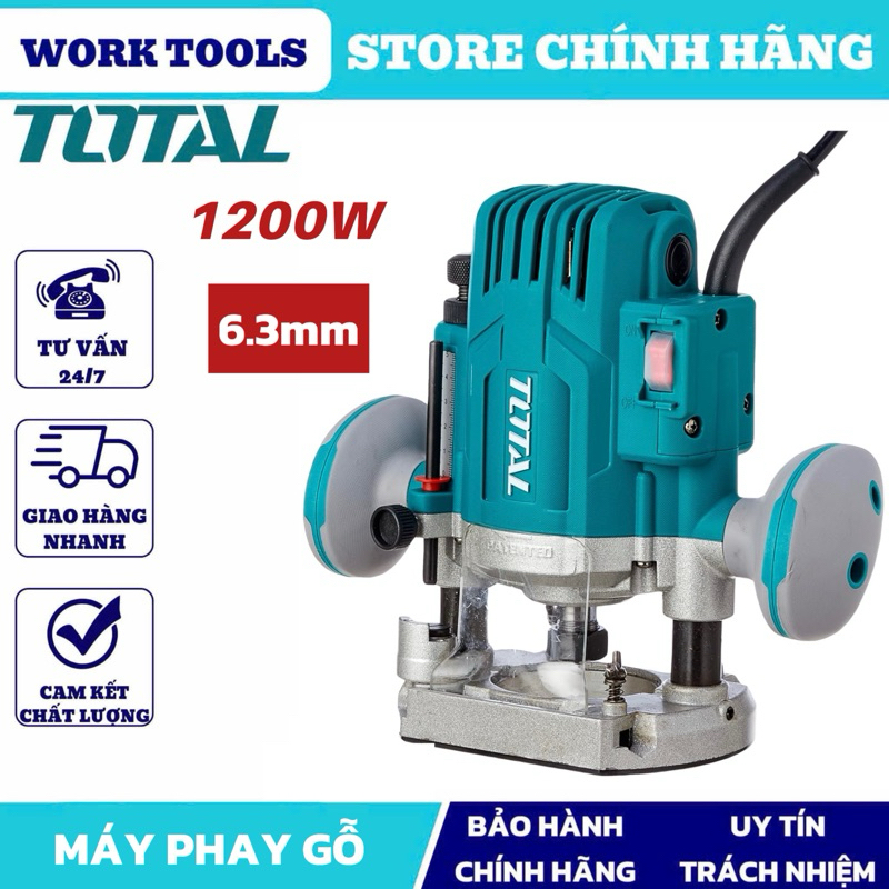 TOTAL Máy phay gỗ 1200W TR110816
