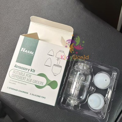 Phụ kiện đầu hút mũi silicon KidAndMom Nasal thay thế cho dụng cụ hút mũi cầm tay với 2 đầu hút silicon