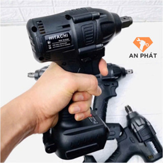 Máy siết bulong HITACHI đầu đen cao cấp - Động cơ lõi đồng không chổi than - Chân pin phổ thông 4cm - Mẫu mới