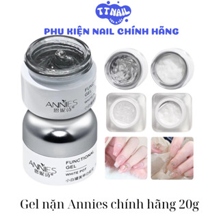  Gel nặn Annies chính hãng 20g - Gel nặn nail định hình màu trắng trong suốt trang trí móng 