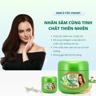 Kem Ủ Tóc Nhân Sâm Cruset Thái Lan 500ml Nuôi Dưỡng Mái Tóc Chắc Khỏe, Óng Mượt