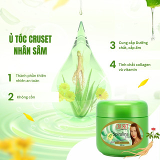 Kem Ủ Tóc Nhân Sâm Cruset Thái Lan 500ml Nuôi Dưỡng Mái Tóc Chắc Khỏe, Óng Mượt