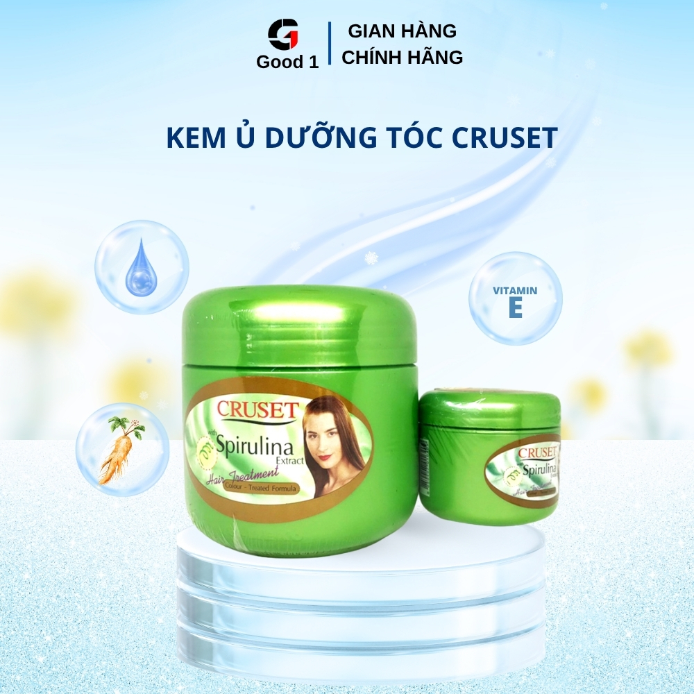 Kem Ủ Tóc Nhân Sâm Cruset Thái Lan 500ml Nuôi Dưỡng Mái Tóc Chắc Khỏe, Óng Mượt