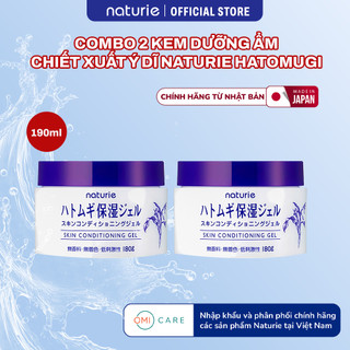  Combo 2 Kem Dưỡng Ẩm Ý Dĩ Naturie Hatomugi 180g Gel Cấp Ẩm Giữ Ẩm Làm Dịu Da An Toàn Cho Da Nhạy Cảm 