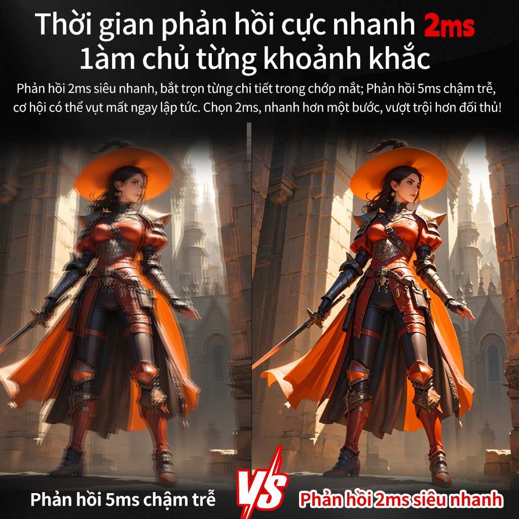 Spin Màn Hình Gaming 2K 32 Inch Đa Năng Tầm nhìn mượt 165Hz Phản hồi 2ms GTG Dải màu rộng phủ đầy đủ | BigBuy360 - bigbuy360.vn