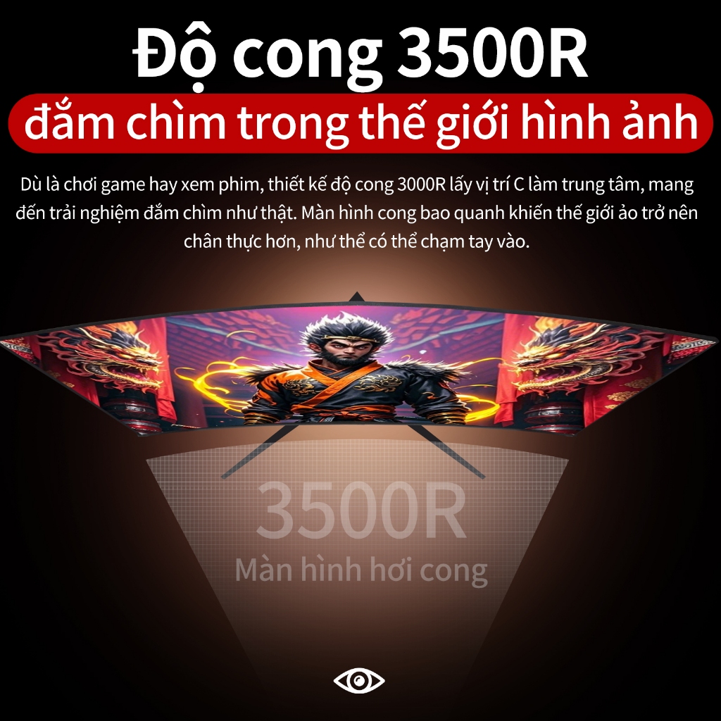 Spin Màn Hình Gaming 2K 32 Inch Đa Năng Tầm nhìn mượt 165Hz Phản hồi 2ms GTG Dải màu rộng phủ đầy đủ | BigBuy360 - bigbuy360.vn