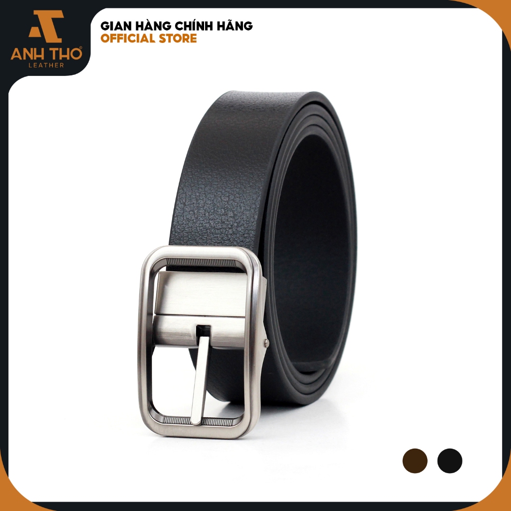 Thắt lưng nam da bò Anh Tho Leather M4k35-08