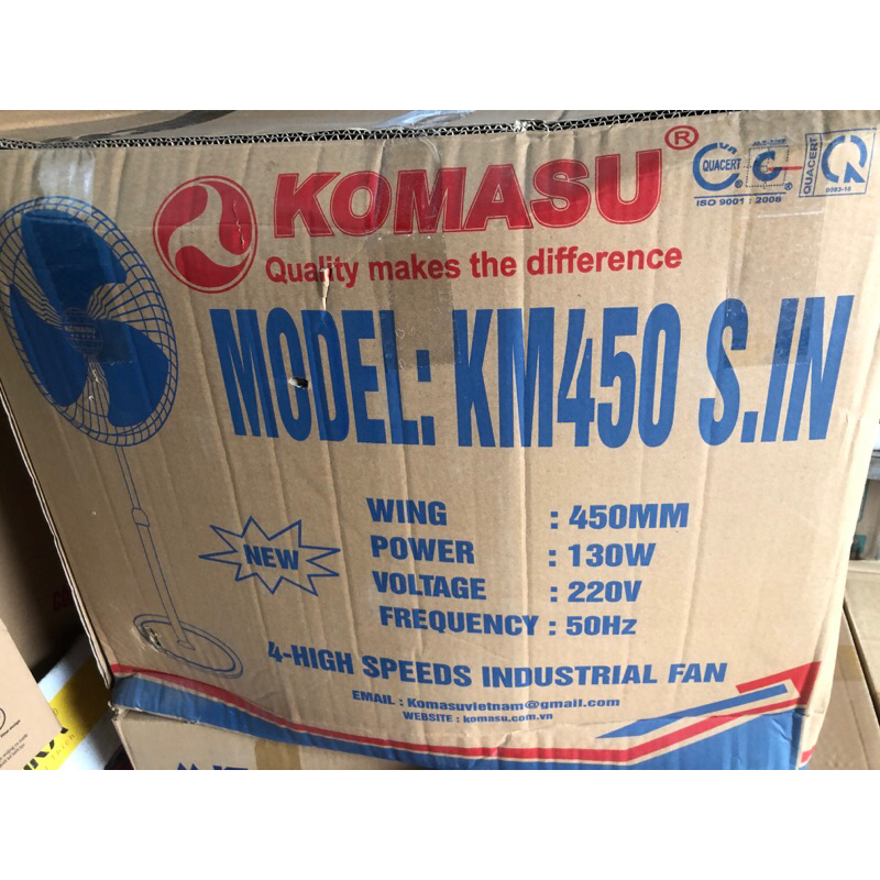 Quạt cây công nghiệp  Komasu KM450S.IN