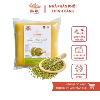  Nhân Đậu Xanh Phú Thương 1 Kg  Nhân dẻo thơm ít ngọt  