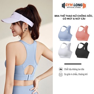 Áo Bra Nữ Thể Thao Tập Gym, Chạy Bộ Kèm Mút Ngực Chống Sốc Cao Cấp Có Nút Cài GL204