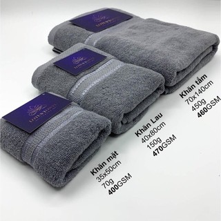 Khăn Tắm, Khăn Mặt, Khăn Gội LotusTowel 100% Cotton, Mềm Mịn Thấm Hút, Không Phai Màu - Aikomi