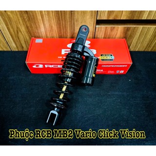 Phuộc Bình Dầu RCB Gắn Vario / Click / Vision ( Mã MB2, Đen Ty Vàng Size : 330MM ) Hàng Chính Hãng RCB >>>>