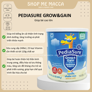 Sữa Bột Pediasure Mỹ Grow and Gain 400g tăng cân và tăng chiều cao cho bé 1-10 tuổi