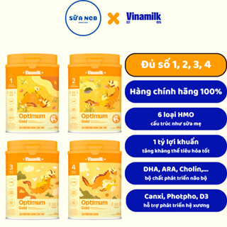[Chính Hãng] Sữa bột Optimum Gold chính hãng Vinamilk đủ số 1, 2, 3, 4 - Phát Triển Toàn Diện