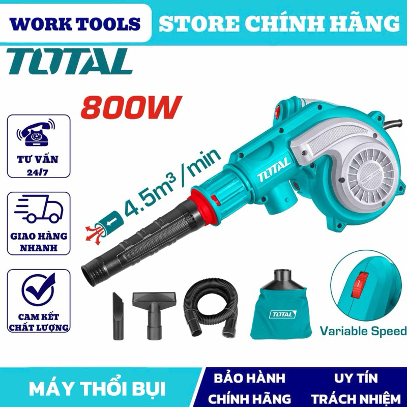 TOTAL Máy thổi bụi 800W TB8036 & TB2086