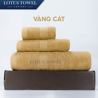 Khăn Tắm, Khăn Mặt, Khăn Gội LotusTowel 100% Cotton, Mềm Mịn Thấm Hút, Không Phai Màu - Aikomi