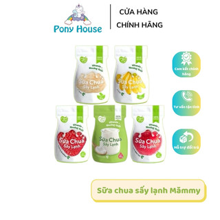 Sữa chua khô sấy lạnh Mămmy 5 vị: Tổ yến, Táo, Dâu, Chuối và Nguyên bản, chống hóc, bổ sung vitamin cho bé từ 6 tháng