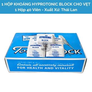 [1 Hộp 40 Viên] Khoáng hypro Tonic Block Cho Vẹt - Hàng Thái Lan