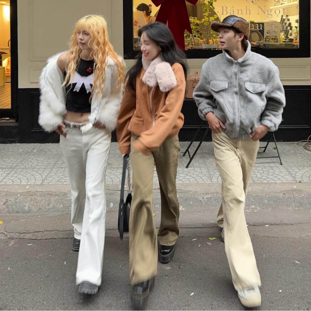 [4 MÀU MỚI] FLARED JEANS WASH VER 1  - Quần jeans ống loe wash Whose Studio | BigBuy360 - bigbuy360.vn