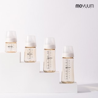 Bình Sữa Moyuum PPSU Thế Hệ 3 Màu Trơn Chống Sặc, Chịu Nhiệt, Nhẹ & An Toàn Cho Bé