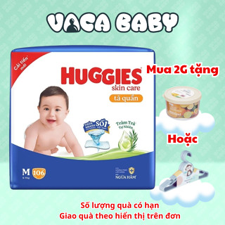 [NHIỀU MIẾNG] Tã bỉm QUẦN Huggies Skincare Jumbo M106/L104/XL88/XXL80 miếng mẫu mới mỏng 5mm