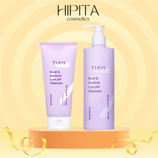Sữa rửa mặt Tiam Snail & Azulene Low PH Cleanser