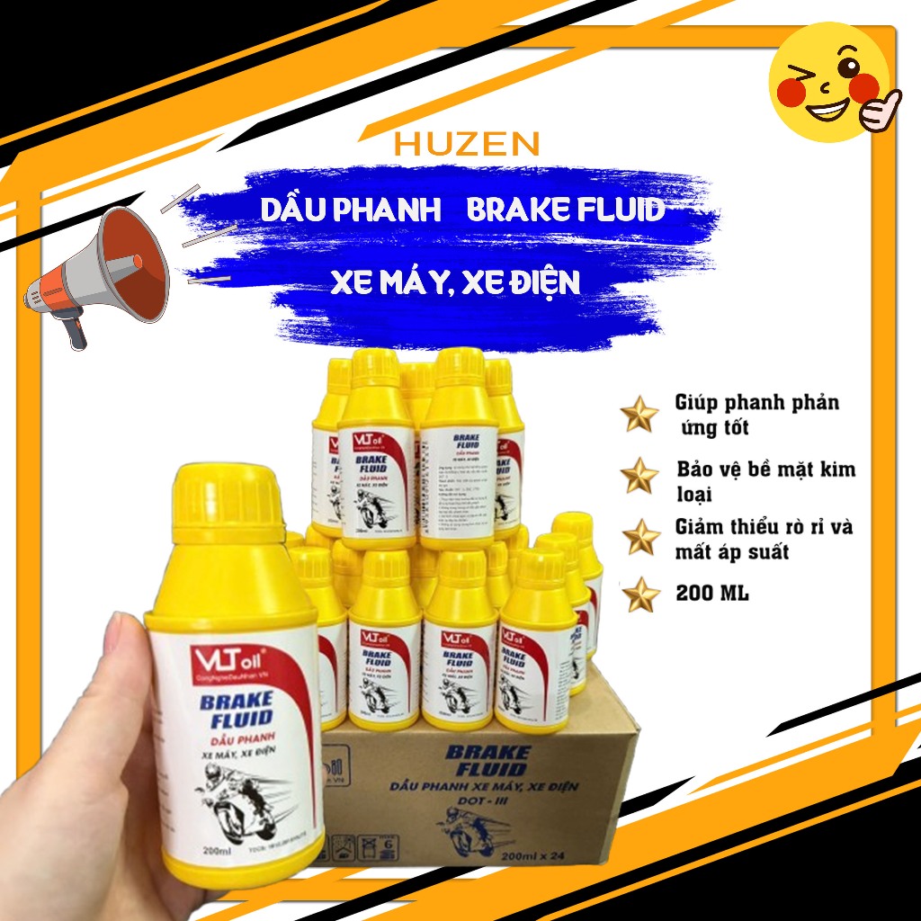 Dầu phanh, dầu thắng VICTRA- Brake Fuild cao cấp 200ml