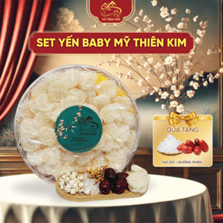 Tổ Yến Xơ Mướp Vụn Tinh Chế Viên Baby Nguyên Chất 100%Tặng Táo Đỏ Đường Phèn - Yến Sào Mỹ Thiên Kim
