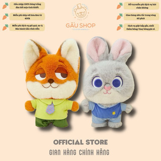   Hàng nhập  Gấu bông Nick Judy - Cáo và thỏ Zootopia - thú nhồi bông lông mịn cao cấp – size 35cm 50cm – quà tặng ng iu 