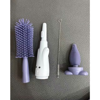 CỌ BÌNH SỮA Silicon 3in1 CAO CẤP - Tặng Cọ Bông