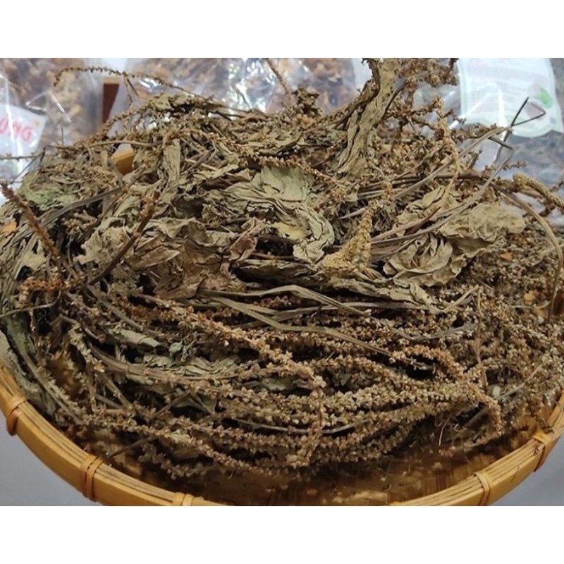 100g cây mã đề sấy khô còn bông, lá mã đề sấy khô