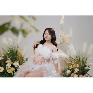 Váy Chụp ảnh Bầu, chụp mẫu concept.