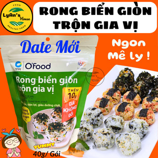  RONG BIỂN ĂN LIỀN OFood 40g vị ngọt vừa ăn trộn cơm cháo tiện lợi ngon miệng rong Bibigo giòn rong biển Hàn Quốc 