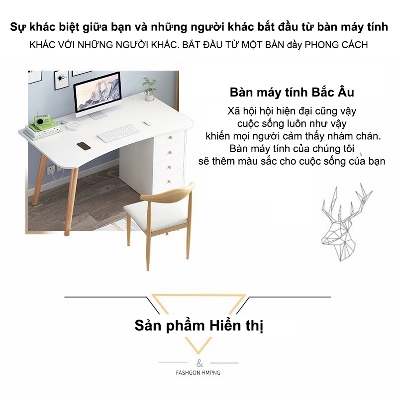 Bàn Làm Việc Chân Tròn Đa Năng,  Phong Cách Dùng Học Tập Làm Việc Cho Học Sinh Lắp Ghép Tiện Ích | BigBuy360 - bigbuy360.vn