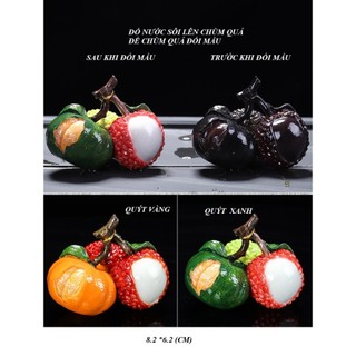 Đồ Chơi Bàn Trà Chùm Quả Đổi Mầu Ghi Gặp Nước Nóng