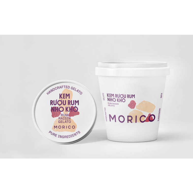 PREMIUM. Rum Raisin (Kem gelato rum nho)_