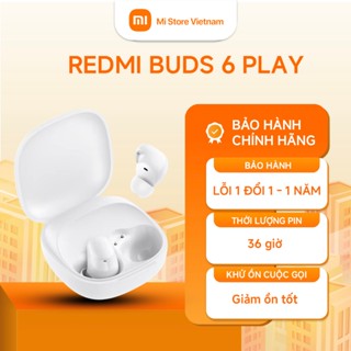 Tai Nghe Xiaomi Redmi Buds 6 Play Chống Ồn Mic Thoại BH 12 Tháng