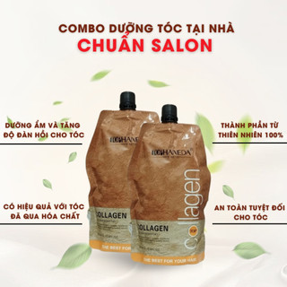 Kem ủ tóc, dầu hấp chứa tinh dầu thiên nhiên phục hồi siêu mềm mượt Tophaneda Color 500ml