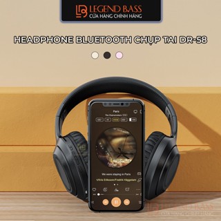 Headphone Tai Nghe Bluetooth Chụp Tai D-Rock DR58 Có Mic, Tai Nghe Gaming Pin 12 Tiếng Chính Hãng Bảo Hành 12 Tháng